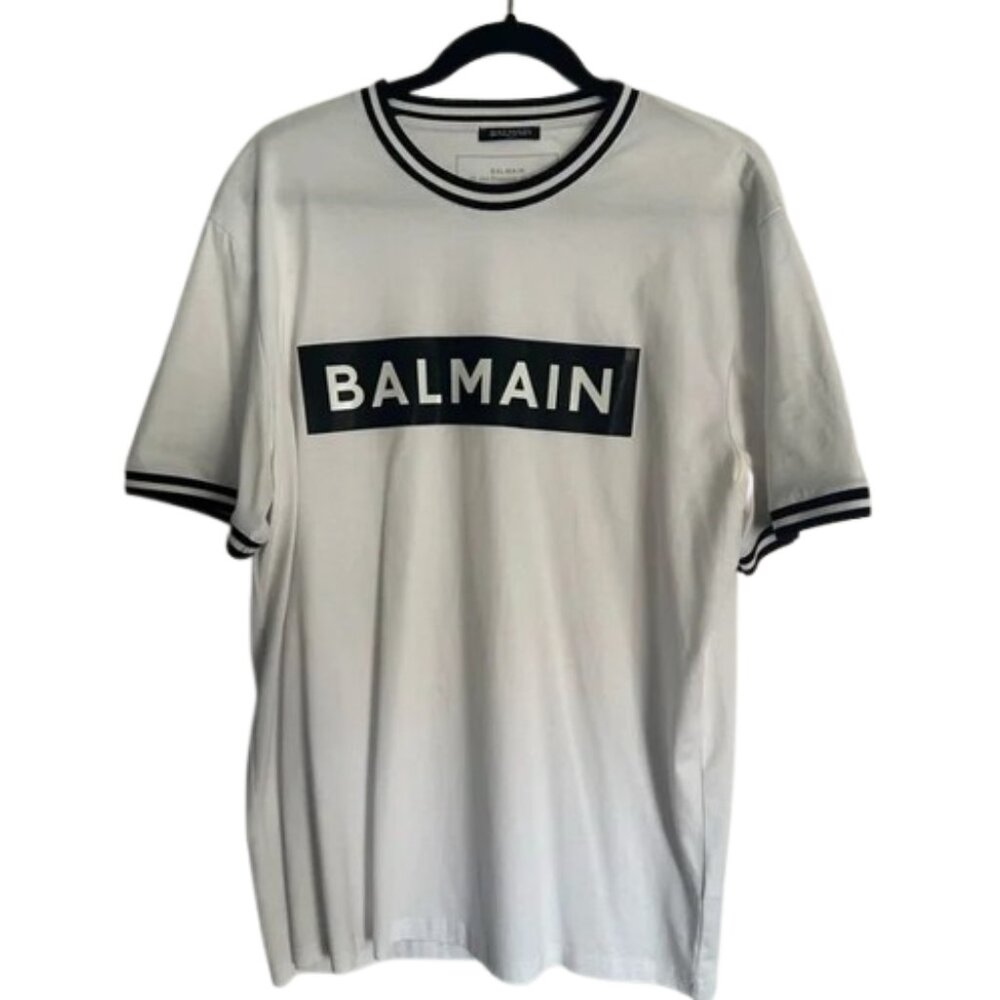 Men’s Authentic Balmain T-Shirt Sz XL